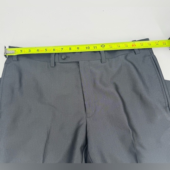 Calvin Klein Men's Metallic Gray Dress Pants - Picture 7 of 13